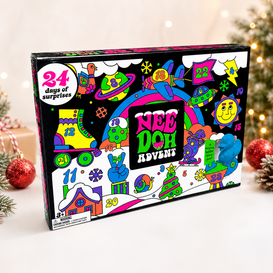 NeeDoh 2026 Advent Calendar – 24 Mini Fidget & Sensory Toys, Stress Relief & Mindful Play