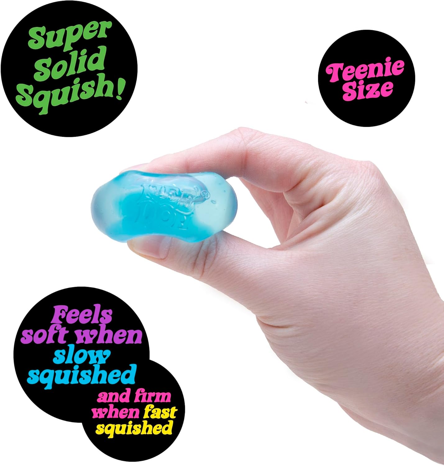 NeeDoh Nice Ice Baby Teenie Squishy Nice Cube 3.5cm - Sensory Squishy Fidget Toy For Stress Relief