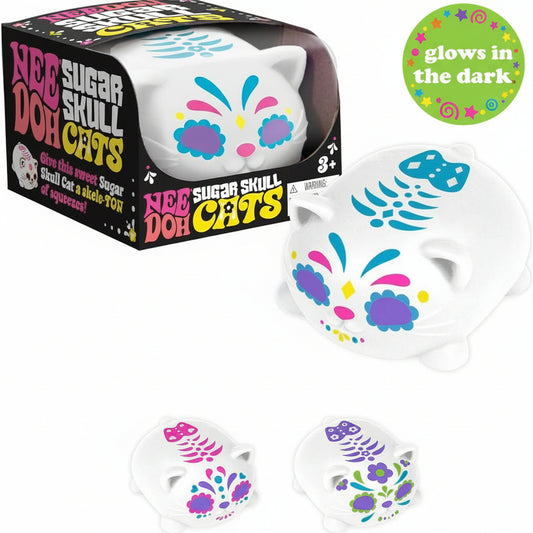 NeeDoh Sugar Skull Cats Sensory Fidget Toy