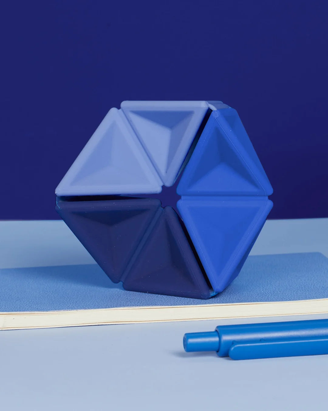 SPEKS Pivot Silicone Flexagon Fidget Toy