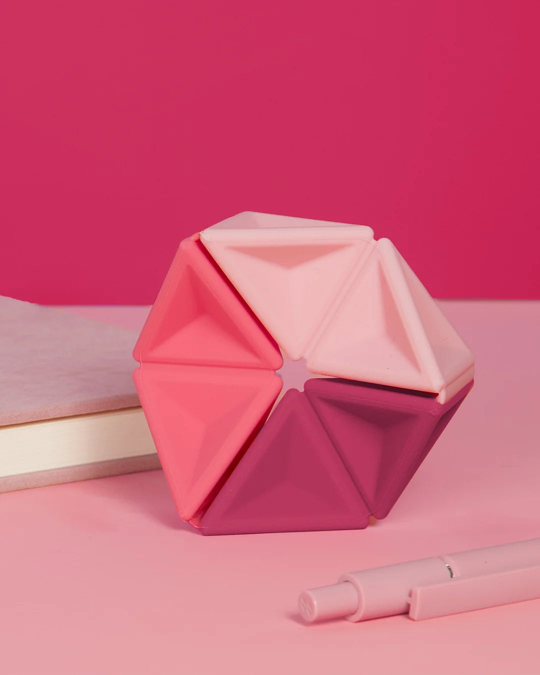 SPEKS Pivot Silicone Flexagon Fidget Toy