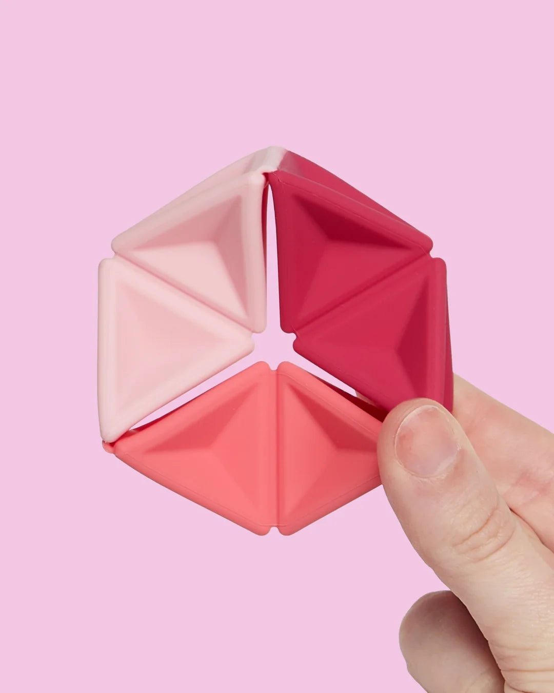 SPEKS Pivot Silicone Flexagon Fidget Toy
