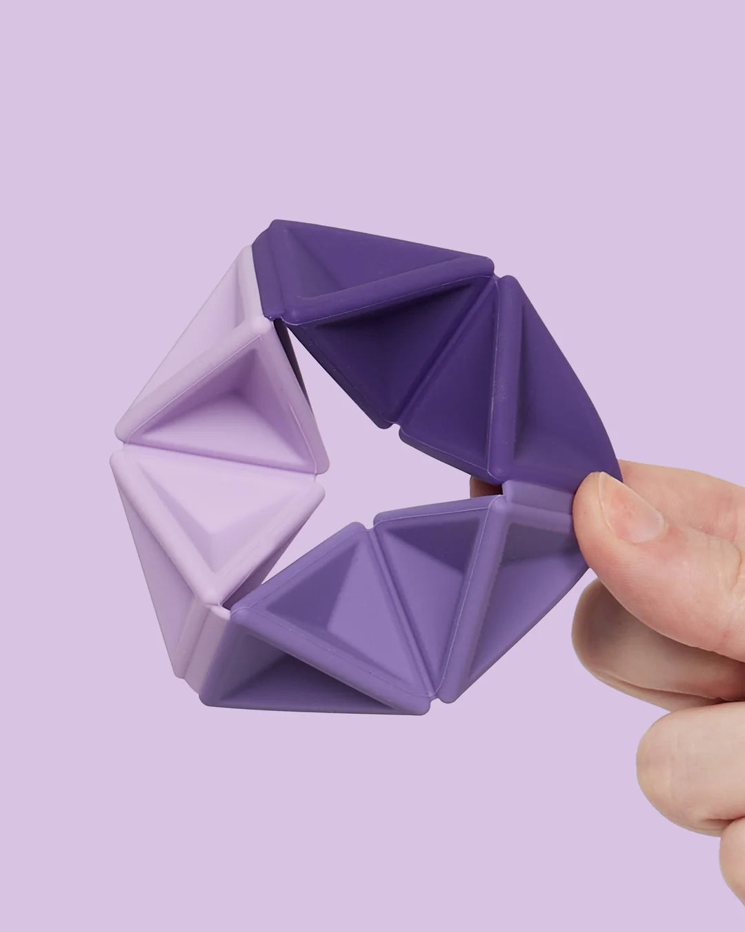 SPEKS Pivot Silicone Flexagon Fidget Toy