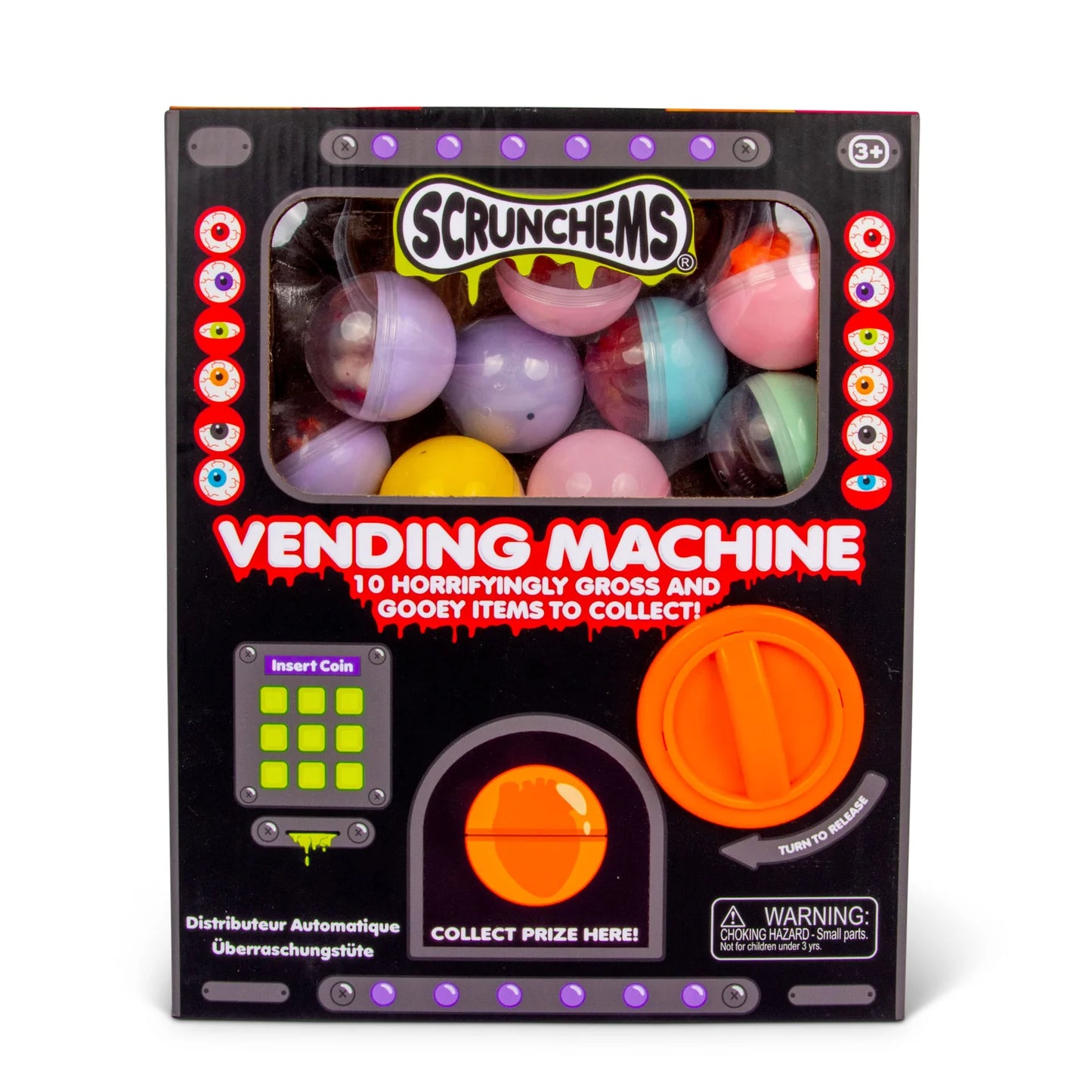 SCRUNCHEMS Gross Vending Machine, front