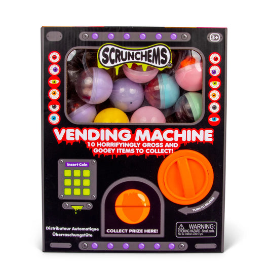 SCRUNCHEMS Gross Vending Machine, front
