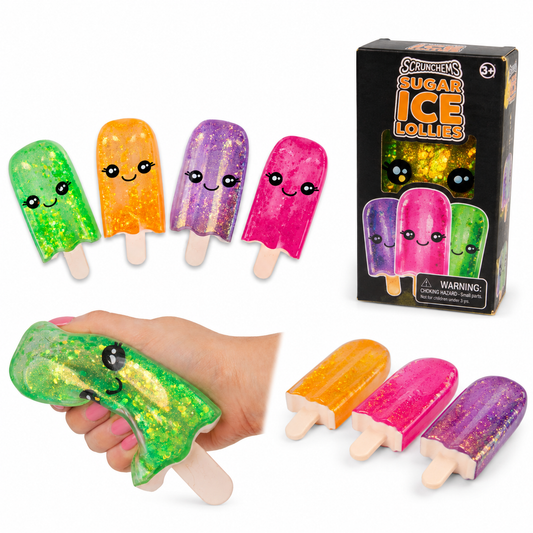 Scrunchems Sugar Ice Lollies – Large Squishy Sensory Toy
