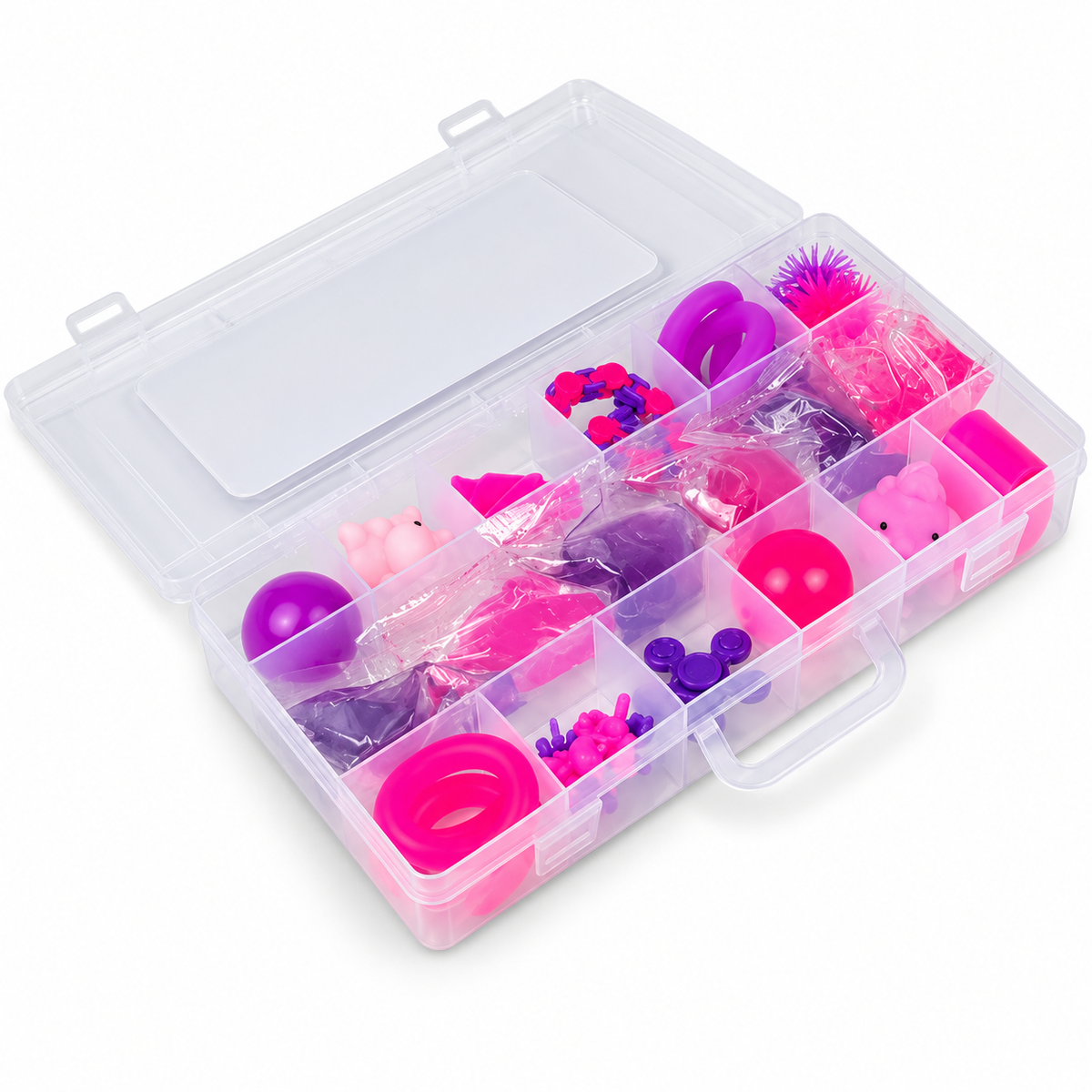 HGL Unicorn Sensory Squish Set – 24 Piece Fidget Toy Kit