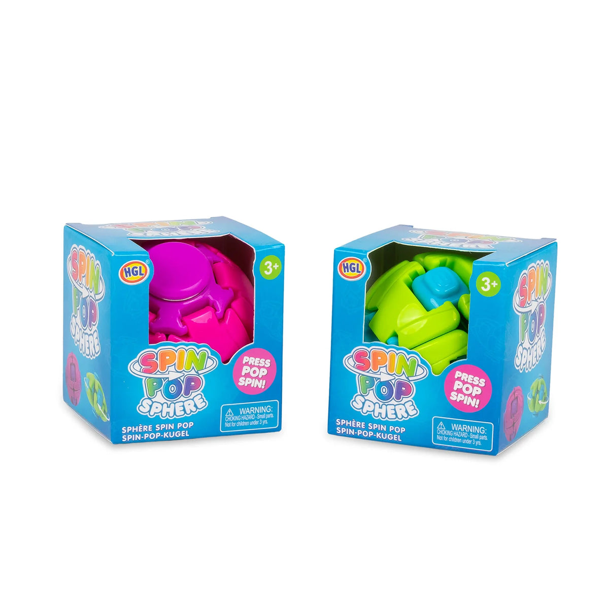 Spin Pop Sphere – Transforming Pop & Spin Fidget Toy