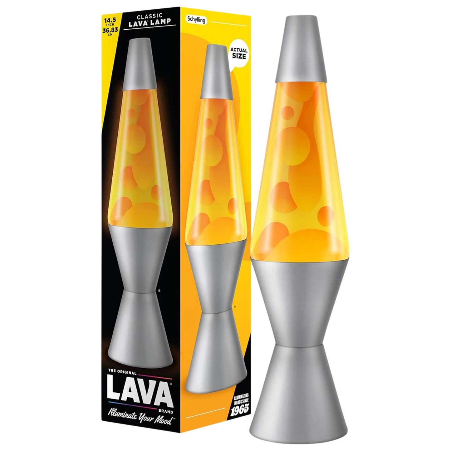 LAVA Lamp 14.5in - Relaxing Soothing Classic Lamp - Improves Focus, Creativity, Calming