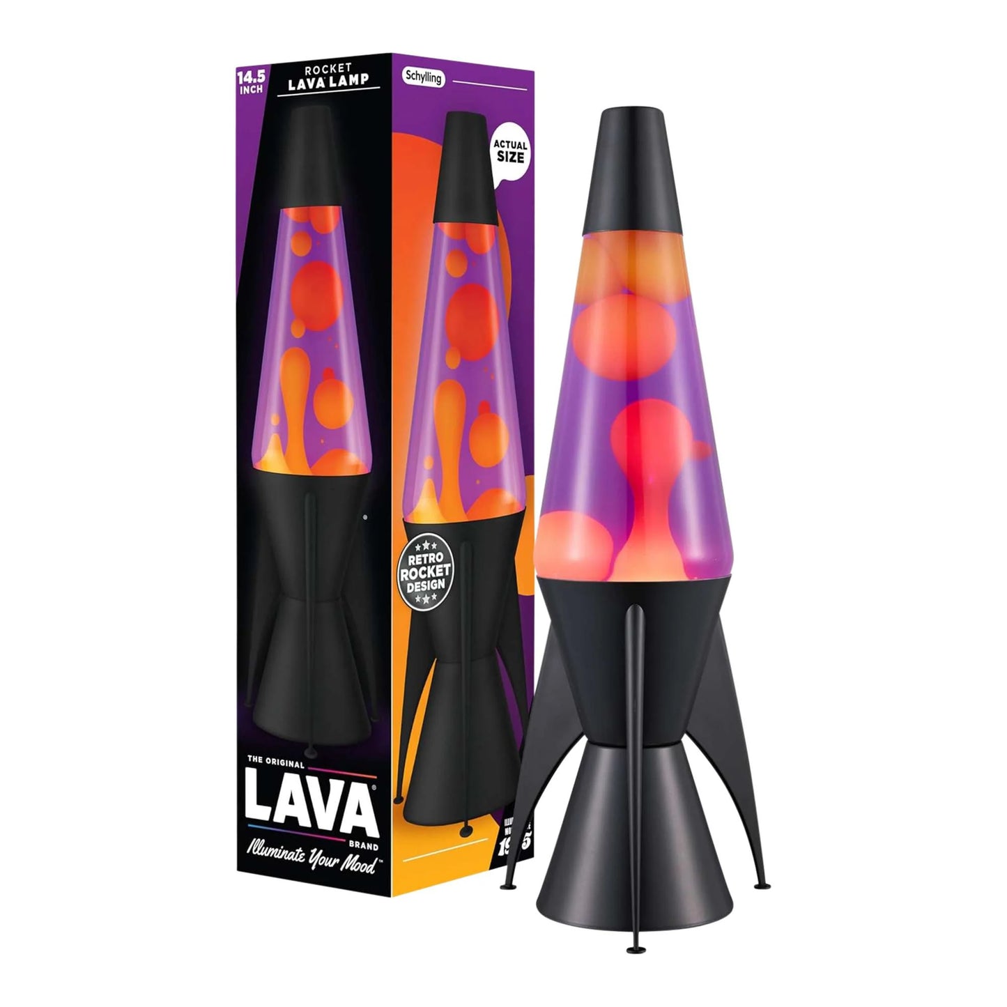 LAVA Lamp 14.5in - Relaxing Soothing Classic Lamp - Improves Focus, Creativity, Calming