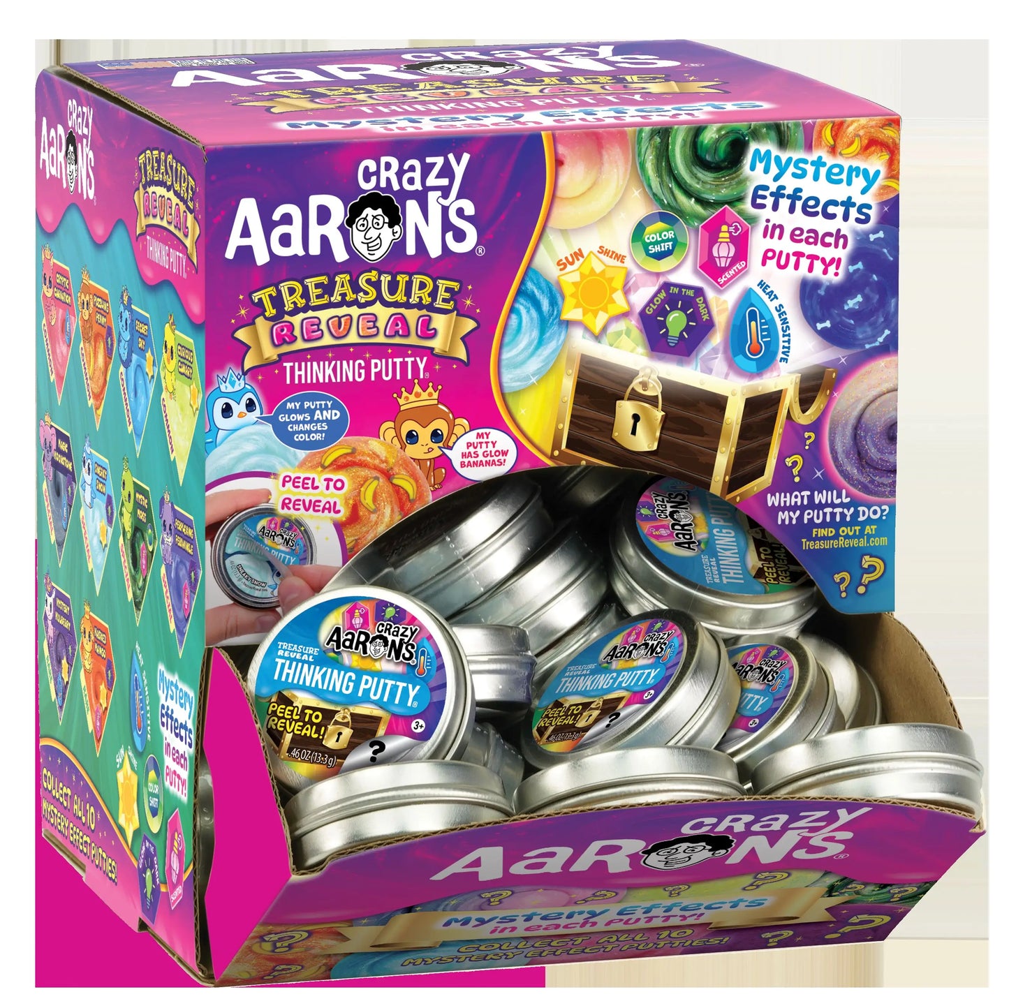 Crazy Aaron's Mini Thinking Putty Treasure Reveal – Mystery Putty