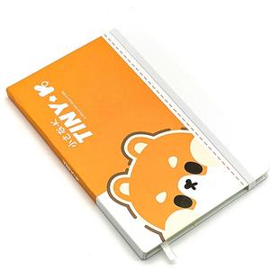 Kenji Kawaii A5 Lined Notebook with Hard Cover - Duck or Shiba Inu Dog