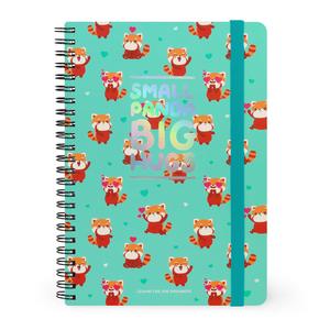 Legami A4 Lined Notebooks with STICKERS - Tarot, Red Panda or Unicorn Theme