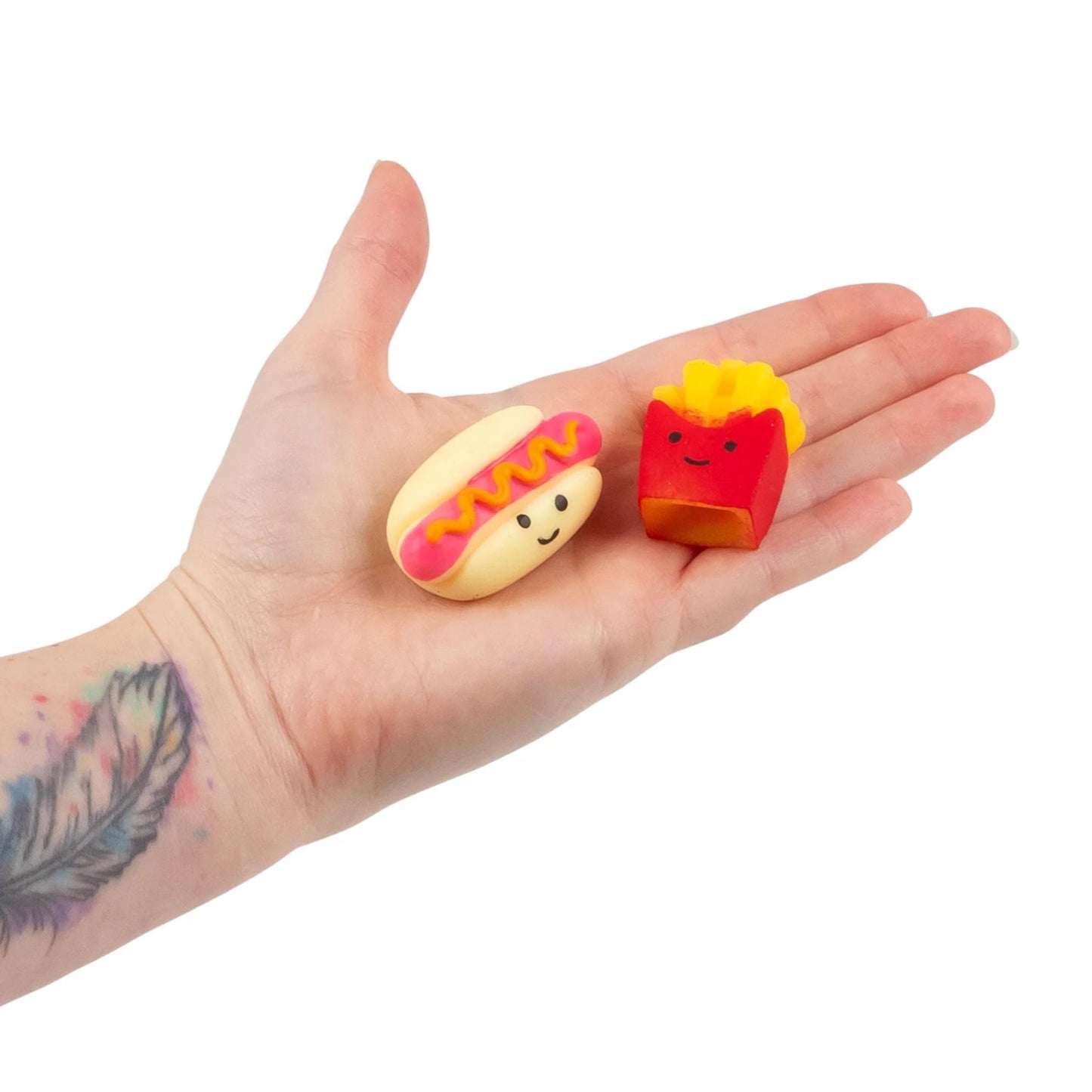 Scrunchems 3 x Fast Food Squishy Buddies Sensory Fidget Toy