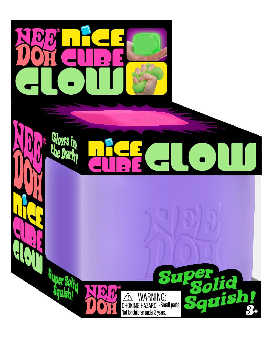 NeeDoh Nice Cube Glow In The Dark Sensory Fidget Toy