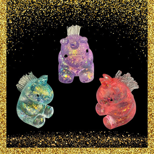 Maltose Sugar Glitter Unicorns Squishy Fidget Toy For ADHD, Autism, Stress & Anxiety