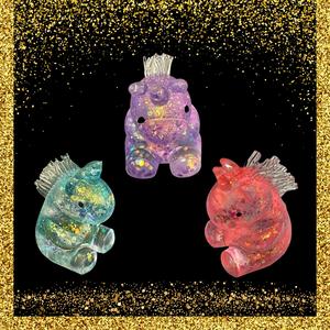 Maltose Sugar Glitter Unicorns Squishy Fidget Toy For ADHD, Autism, Stress & Anxiety