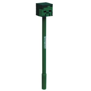 Minecraft Fine Tip Topper Pen - Black Ink - Creeper, Alex, Steve, Enderman, Pig, Bee, Zombie, Skeleton