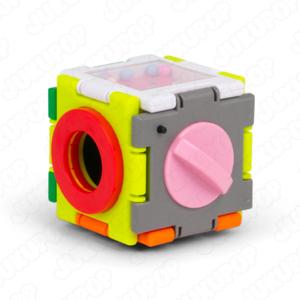 Super Sensory Square Ultimate Fidget Toy - Spin, Push, Pop, Twist, Click - Button, Maze, Toggle For ADHD & Anxiety