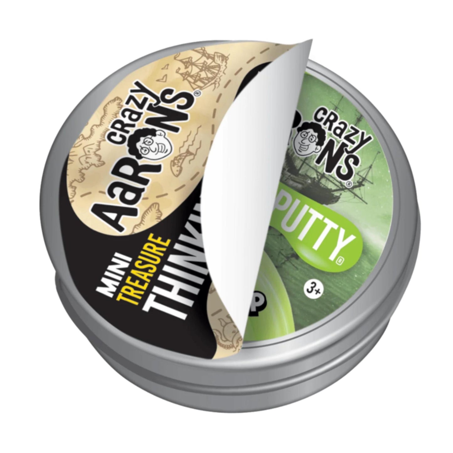 Crazy Aaron's Treasure Surprise Thinking Putty Mini Tins 13.3g - Sensory Fidget Toy For Stress, Anxiety, Autism, ADHD