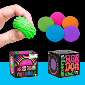Needoh Teenie Singles Soft Squishy Fidget Toy For ADHD, Autism, Stress & Anxiety - Colour Varies