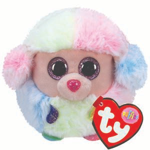 TY Beanie Balls Soft Toys - Puff Weighted Plush Balls with Glitter Eyes and Sparkle Accents