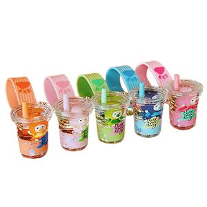 Kenji Bubble Tea Sensory Kawaii Keyring - Liquid-filled Stimulating Charm Keychain