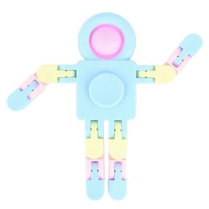 Fidget Robot Toy - Pop It, Spin IT, Twist IT - Stress Relief Toy