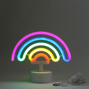 Legami Neon Effect Led Lamp Rainbow - It's a Sign