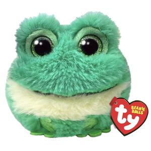 TY Beanie Balls Soft Toys - Puff Weighted Plush Balls with Glitter Eyes and Sparkle Accents