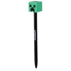 Minecraft Fine Tip Topper Pen - Black Ink - Creeper, Alex, Steve, Enderman, Pig, Bee, Zombie, Skeleton
