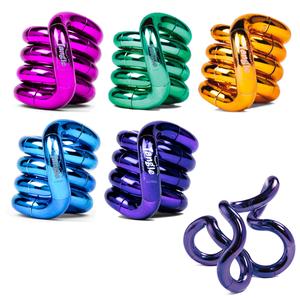 Tangle Sensory Fidget Toy - Classic, Metallic, Textured, Fuzzies, Glow in the Dark, Colour Change, Furry