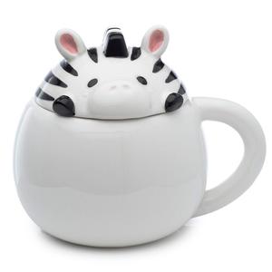 Adoramals Lid Ceramic Lidded Animal Mug Cute Cup