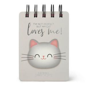 Legami Mini Spiral Notebook - Lined - 7 x 10 cm - Kitty Cat or Tarot Celestial Designs