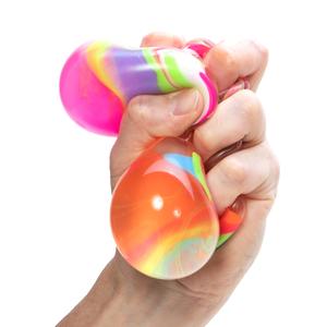 Marbleez Needoh Fidget Toy - Marvelously Mellow Squeeze Toy for Kids - Non-Toxic, Safe and Child-Friendly - Helps with Mindfulness and Concentration - 5 Different Marble-Effect Colours
