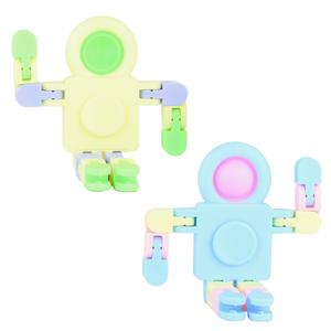 Fidget Robot Toy - Pop It, Spin IT, Twist IT - Stress Relief Toy
