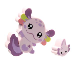 Axolotl Stationery Set - 2 Piece Eraser Set