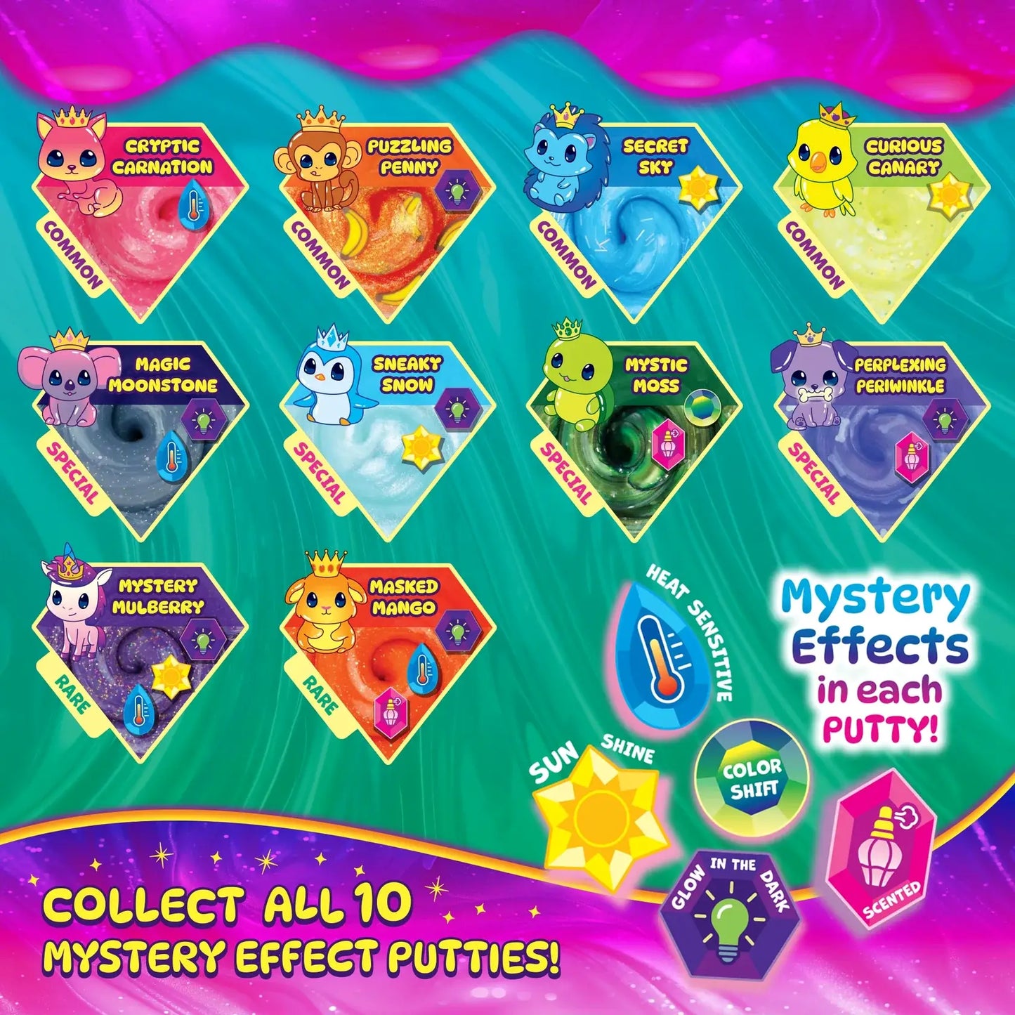Crazy Aaron's Mini Thinking Putty Treasure Reveal – Mystery Putty