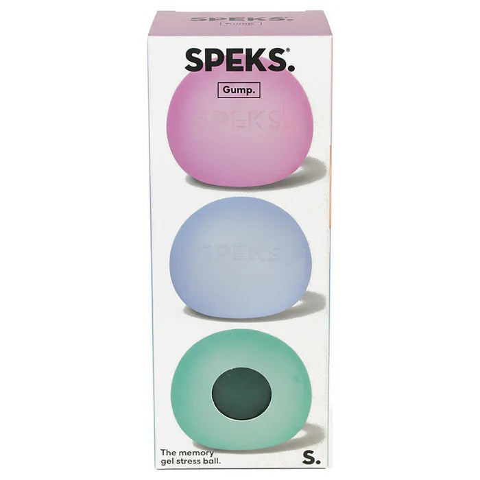 Speks Gump Memory Gel Stress Ball - 3 Pack