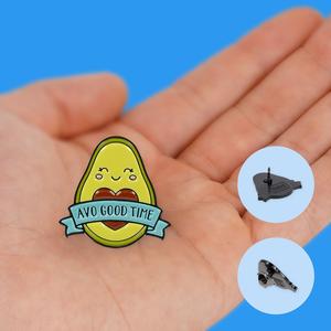 Legami Avocado Avo Good Time Cute Enamel Metal Pin