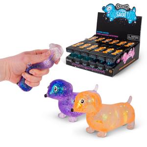Scrunchems Sugar Sausage Dog Glitter Sensory Fidget Toy For Stress Relief, ADHD & Autism
