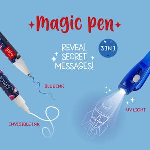 Legami Invisible Ink Magic Pen - Space or Unicorn Themed