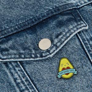Legami Avocado Avo Good Time Cute Enamel Metal Pin