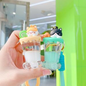 Kenji Mima Cat Sundae Sensory Kawaii Keyring