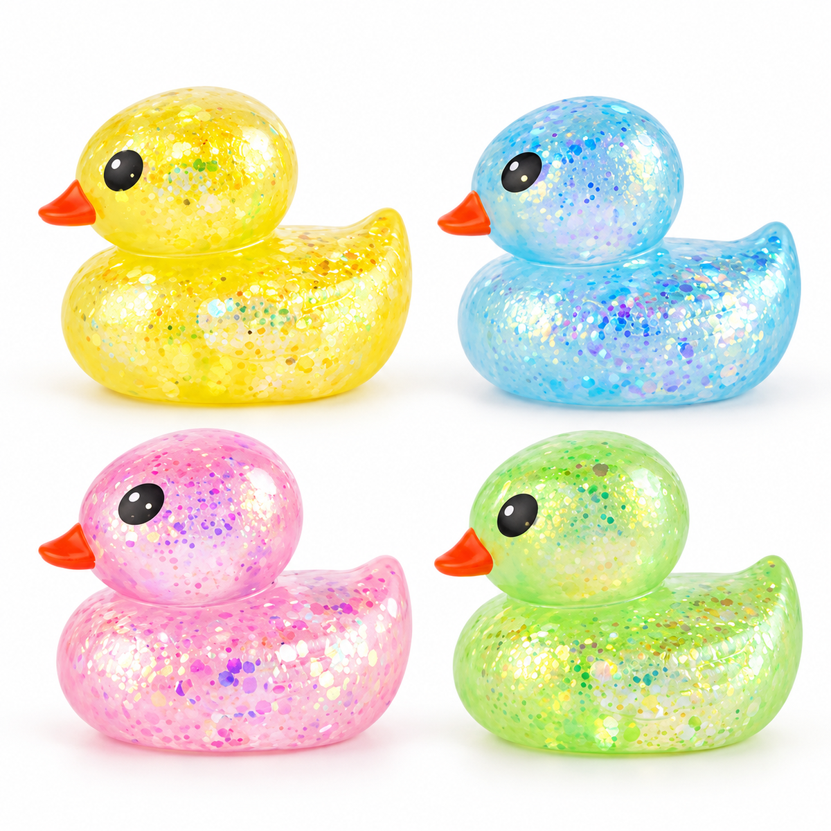 HTI Dazzling Ducks – Glitter Gel Squishy Fidget