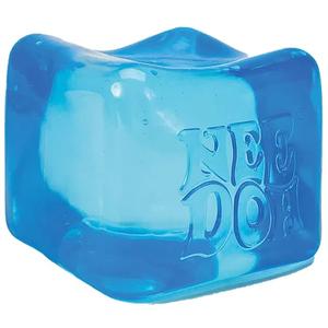 NeeDoh Nice Berg 3.5" Jumbo Nice Cube Blue - Sensory Squishy Fidget Toy For Stress Relief