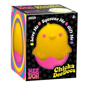 NeeDoh Chicka DeeDoos Anti Stress Squishy Fidget Sensory Toy - Chick in an Easter Egg
