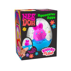 NeeDoh SQUEEZTER EGG Squishy Fidget Toy - For Stress, Anxiety, ADHD, Autism