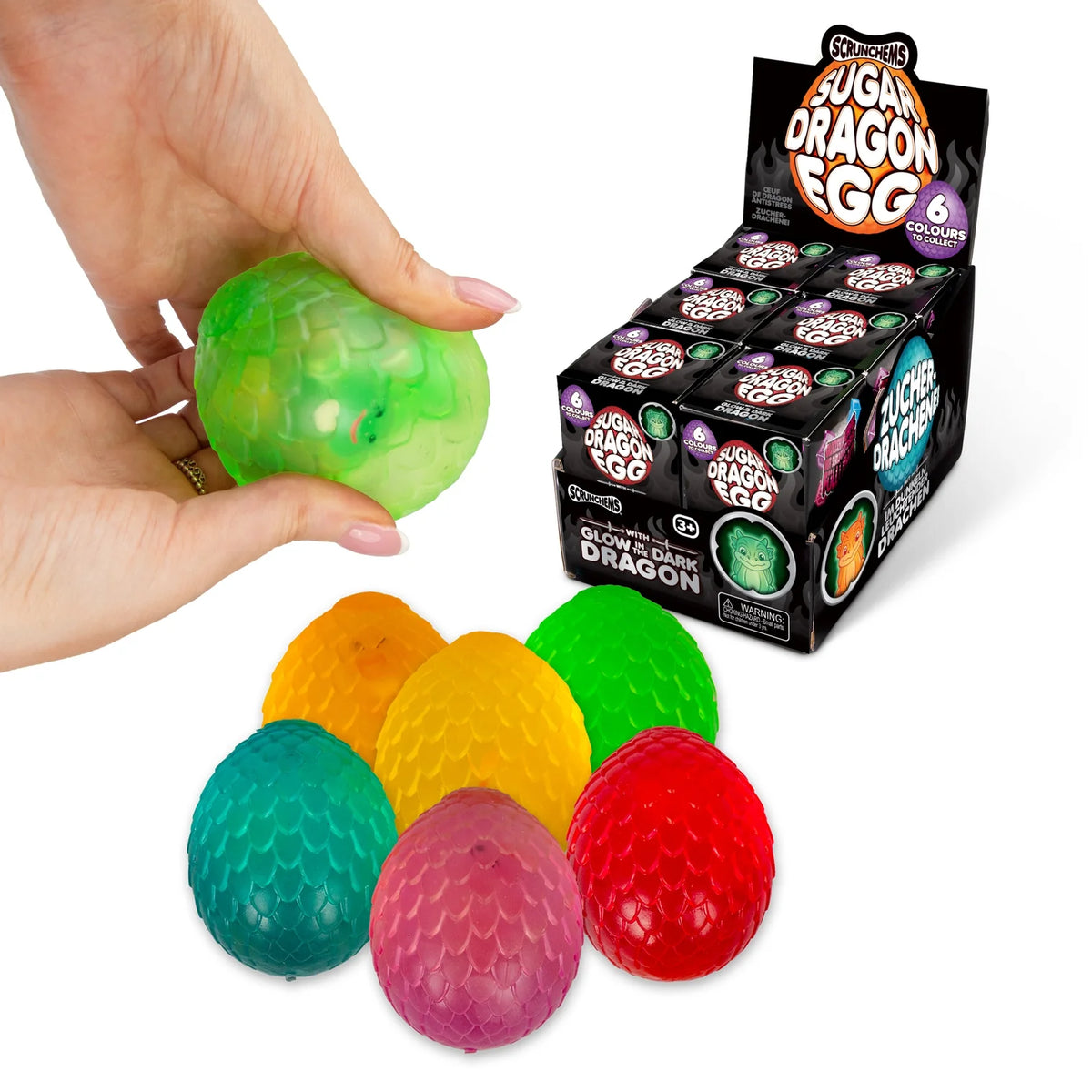 Scrunchems Sugar Dragon Egg – Squishy Surprise Sensory Toy