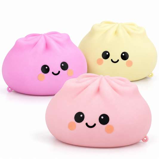 The Big Squij Dumpling Slow-Rise Squishy Toy – Large Soft Sensory Fidget